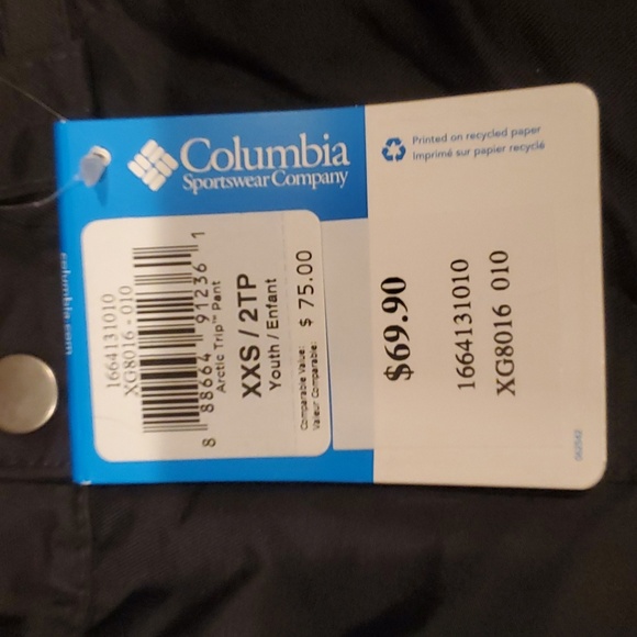 Columbia toddler ski snow pants - Picture 2 of 4